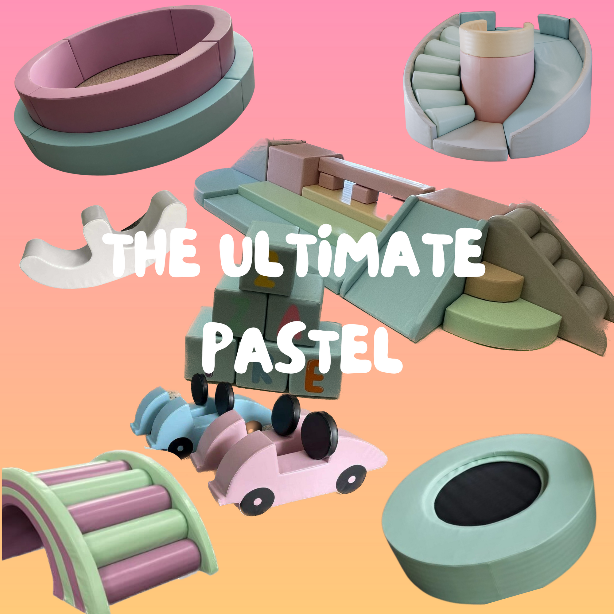 Rainbow Pastel Soft Play