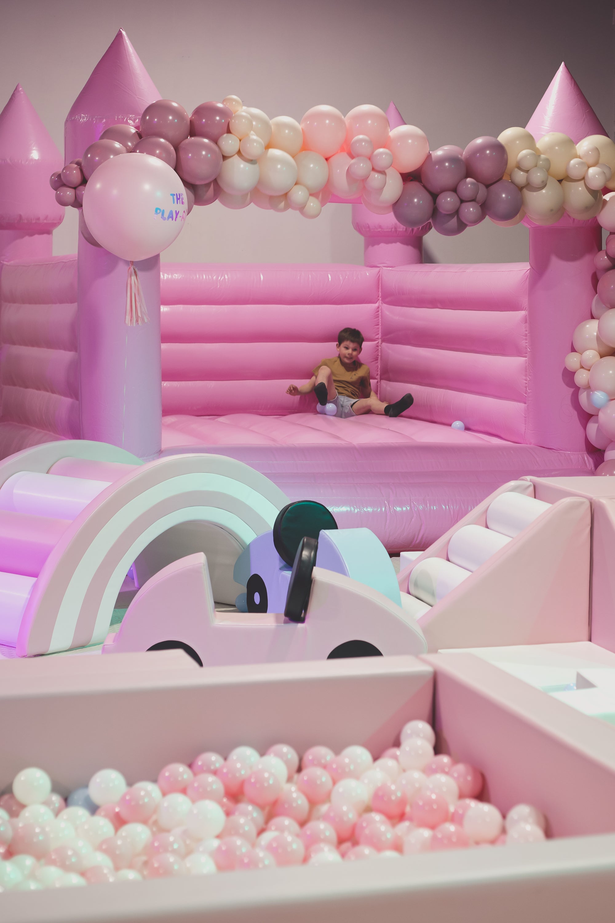 Pink Bounce House